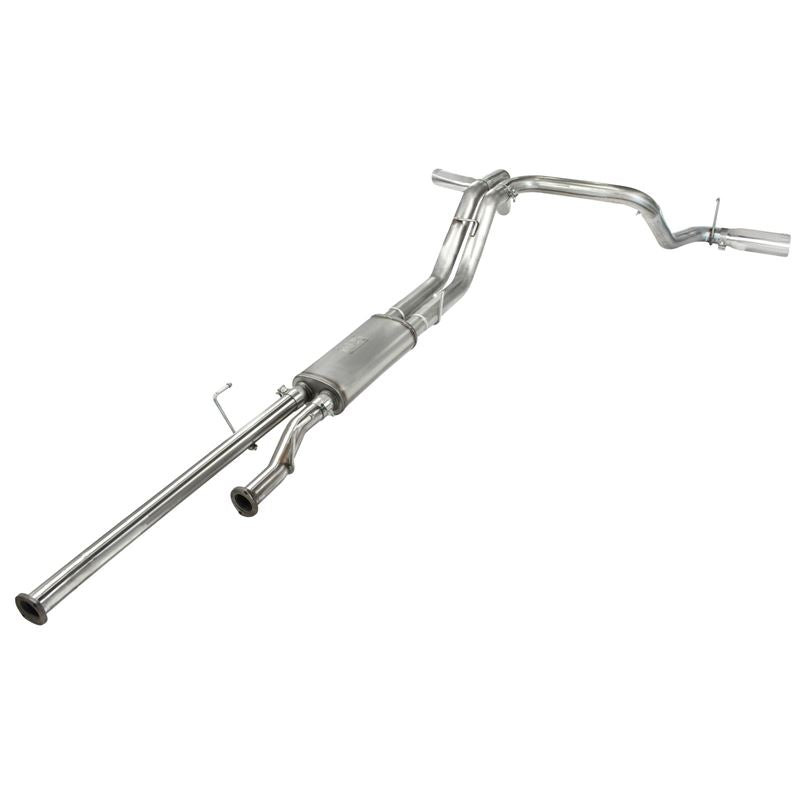 aFe MACH Force-Xp 2-1/2 IN to 3 IN 409 Stainless Steel Cat-Back Exhaust w/Polish Tip (49-46014-P)