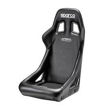 Load image into Gallery viewer, Sparco Sprint Racing Seats, Black/Black Leatherette with Black Stitch (008235NRSKY)