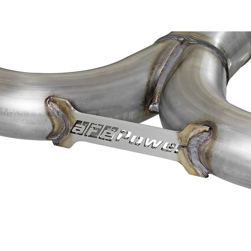 Takeda 3 IN to 2-1/2 IN 304 Stainless Steel Cat-Back Exhaust w/ Polished Tip (49-37003-1P)