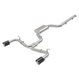 aFe MACH Force-Xp 3 IN to 2-1/2 IN Stainless Steel Cat-Back Exhaust System Carbon (49-36422-C)