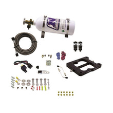 Load image into Gallery viewer, Nitrous Express Q-Jet/Holley Spread Bore Hitman Nitrous Kit (100-150-200HP) w/Composite Bottle (40080-12)