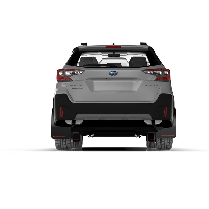 Rally Armor Black Mud Flap/Silver Logo for 2020 Subaru Outback (MF66-UR-BLK/SIL)