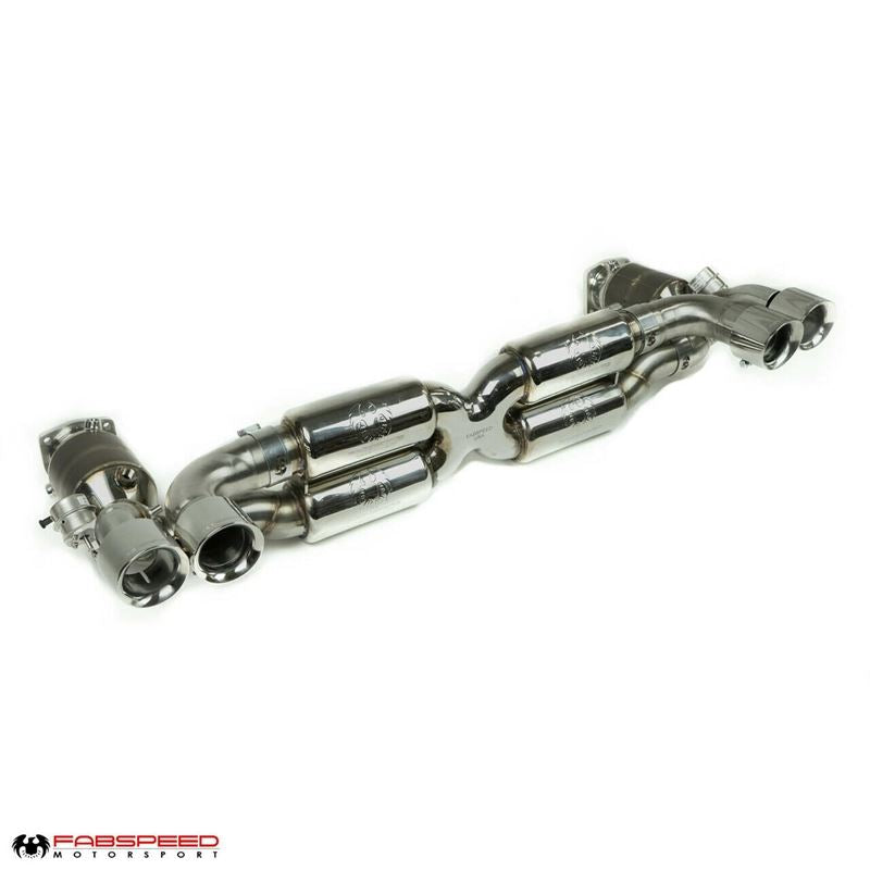 Fabspeed 997.2 Turbo/TurboS Valvetronic Supersport X-Pipe Exhaust System(10-12)(FS.POR.9972T.SSRXVB)