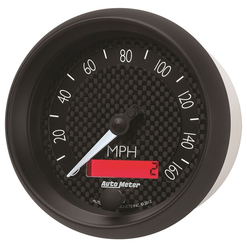 AutoMeter GT Series 3-3/8in In Dash 0-160 MPH Electronic Programmable Speedometer (8088)