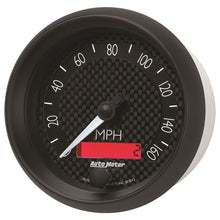 Load image into Gallery viewer, AutoMeter GT Series 3-3/8in In Dash 0-160 MPH Electronic Programmable Speedometer (8088)