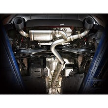 Load image into Gallery viewer, Takeda 3 IN 304 Stainless Steel Axle-Back Exhaust w/ Black Tips (49-37032-B)