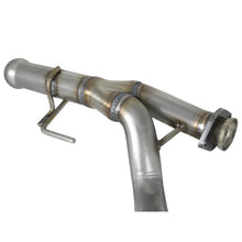 Load image into Gallery viewer, aFe Twisted Steel 2-1/4 IN to 2-1/2 IN 409 Stainless Steel Street Series Y-Pipe (48-48026)