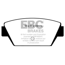 Load image into Gallery viewer, EBC Greenstuff 2000 Series Sport Brake Pads (DP2576)