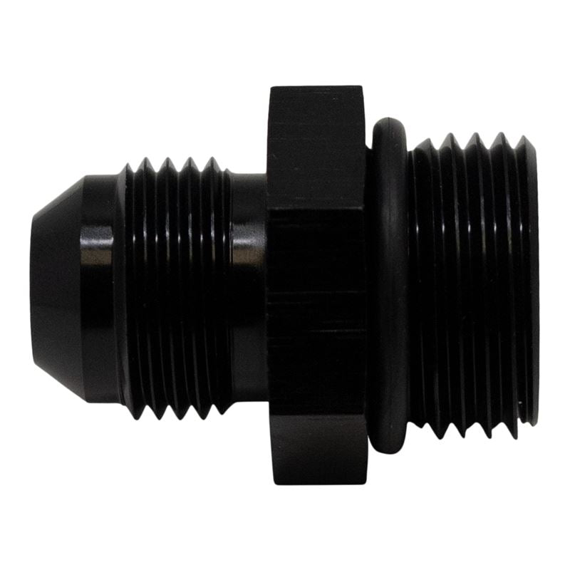 DeatschWerks 10AN ORB Male to 8AN Male Flare Adapter (Incl O-Ring) - Anodized Matte Black(6-02-0406-B)