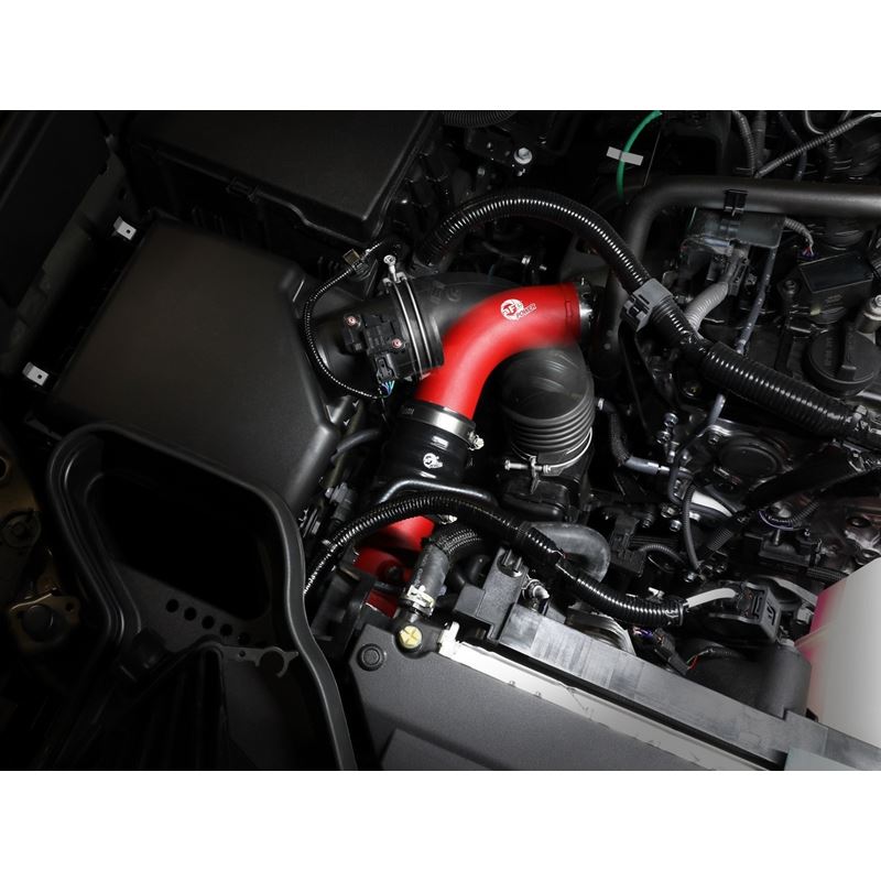 aFe Power BladeRunner 2.5in & 3in Aluminum Hot & Cold Charge Pipe Kit - Red for 2024+ Toyota Tacoma (46-20724-R)