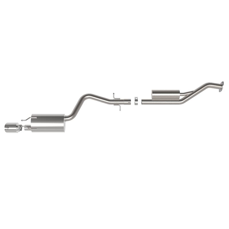 Takeda 2-1/2 IN 304 Stainless Steel Cat-Back Exhaust System w/Polish Tip (49-36058-P)