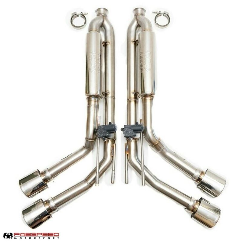 Fabspeed G-Wagen G63 AMG Valvetronic Exhaust System with Quad Tips (19+) (FS.MER.G63.VLVC)