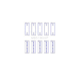 King Engine Bearings Main Bearing Set for 1985-1986 Renault Encore (MB5180XP)