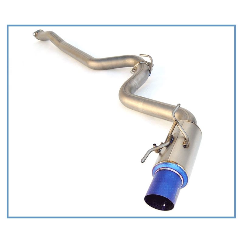 Invidia 08-14 WRX/STi 5 Door 80mm Single Outlet Full Titanium Cat-Back Exhaust (HS08SW5TRG)