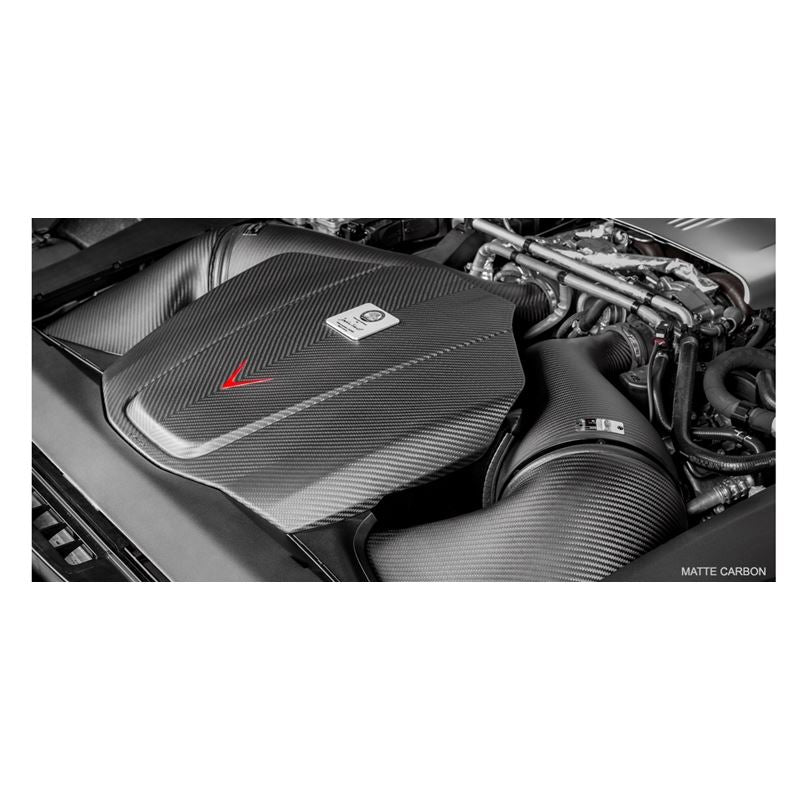 Eventuri Mercedes C190 R190 AMG GT Black Carbon Intake + Engine Cover - MATTE  (EVE-AMGGT-CFM-INT)