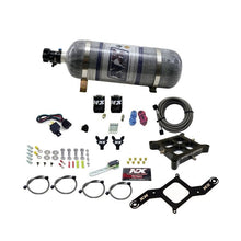 Load image into Gallery viewer, Nitrous Express 4150 Billet Crossbar Pro-Power Nitrous Kit (100-500HP) w/Composite Bottle (60542-12)