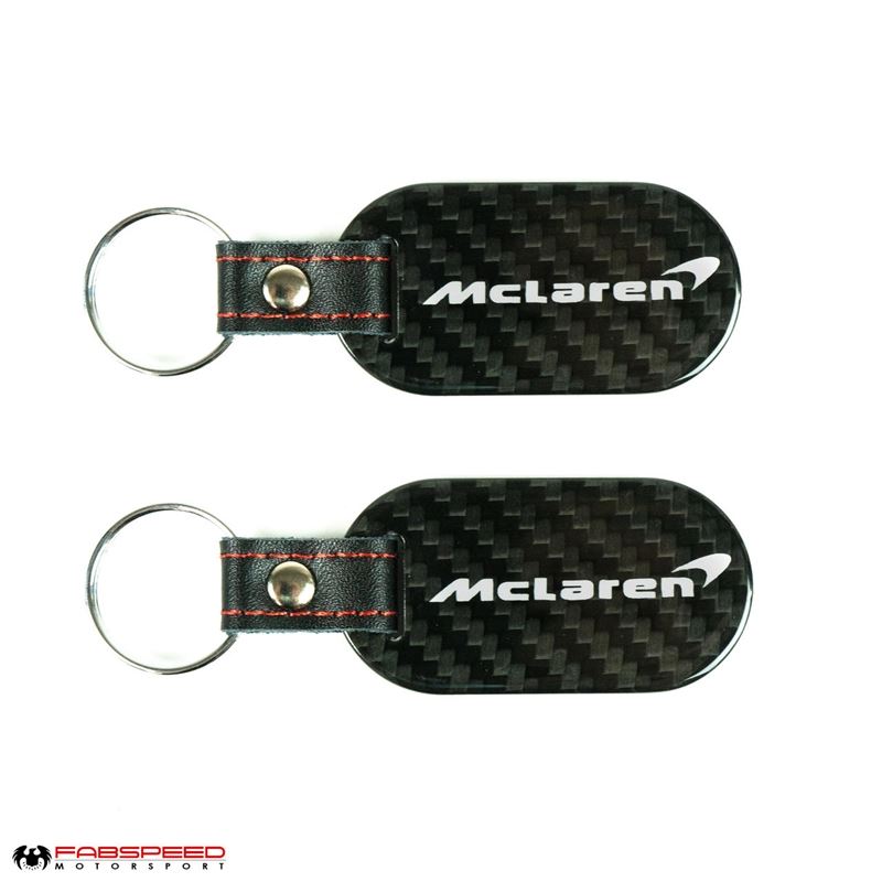 Fabspeed Mclaren Swoop and Text Carbon Fiber Keyring (FS.MCL.ST.CFKR)