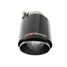 Load image into Gallery viewer, aFe MACH Force-Xp 304 Stainless Steel Clamp-on Exhaust Tip Carbon Fiber (49T25404-C07)