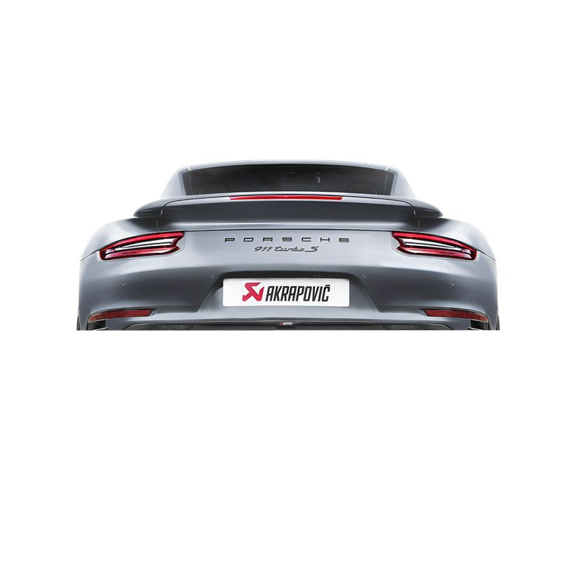 Akrapovic 16-17 Porsche 911 Turbo/Turbo S (991.2) Slip-On Line (Titanium) (Req. Tips/Diffuser) (S-PO/TI/6H)