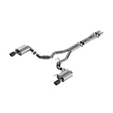 Borla w/o Active Exhaust S-Type Cat-Back Exhaust System - Carbon Fiber for 2024 Ford Mustang GT 5.0L V8 (140960CFBA)