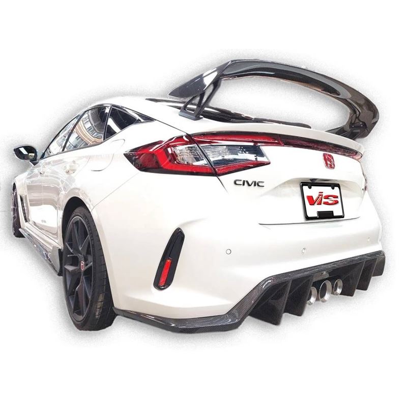 VIS Racing Carbon Fiber Rear Diffuser RS Style For Honda Civic FL5 Type R 2023-24 (23HDFL54DRS-032C)