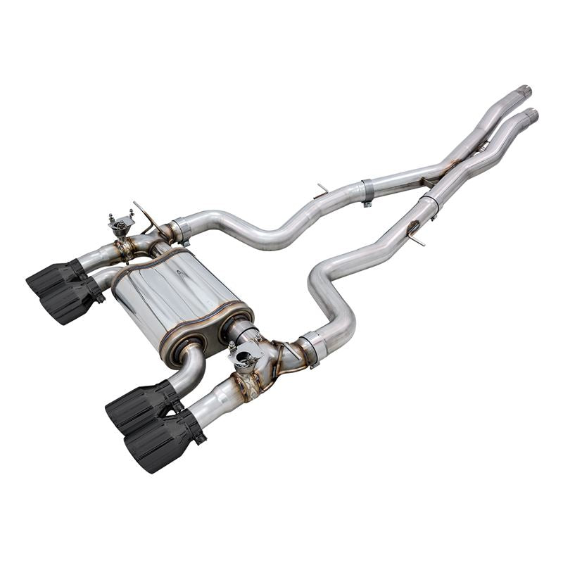 AWE SwitchPath Catback Exhaust for BMW F8X M3/M4 - Diamond Black (3025-43074)