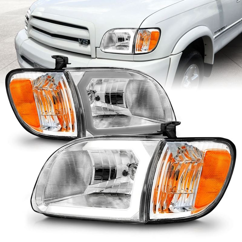 ANZO USA Crystal Headlight for Toyota Tundra 00-04 (111580)