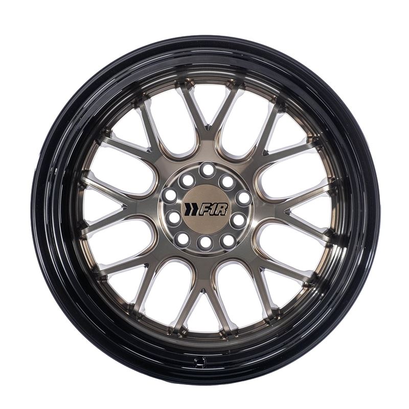 F1R F21 17x8.5 - Bronze / Black Lip Wheel