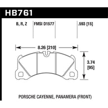 Load image into Gallery viewer, Hawk Performance HPS 5.0 Brake Pads (HB761B.593)