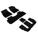 3D Maxpider KAGU Floor Mat, BLACK, 1ST ROW/2ND ROW/3RD ROW (L1GM02201509)