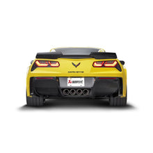 Load image into Gallery viewer, Akrapovic 14-17 Chevrolet Corvette Stingray (C7) Slip-On Line Titanium w/ Carbon Tips (MTP-CO/TI/1)