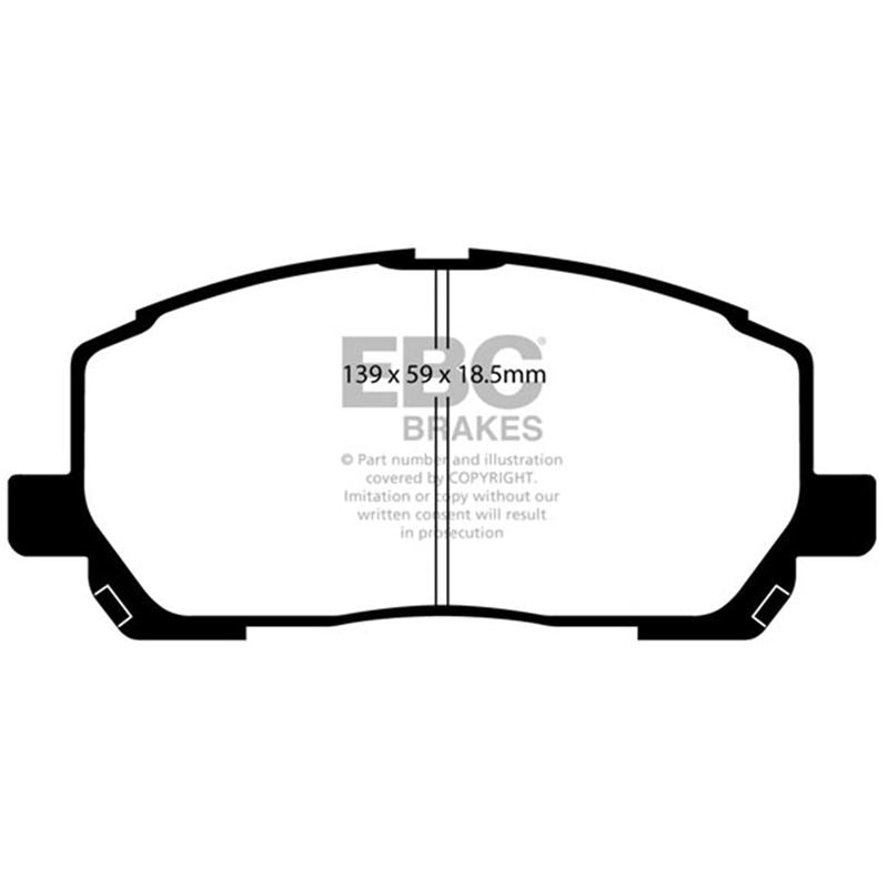 EBC Yellowstuff Street And Track Brake Pads (DP41634R)