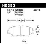 Hawk Performance DTC-60 Brake Pads (HB393G.665)