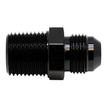 Load image into Gallery viewer, DeatschWerks 8AN Male Flare to 1/2in Male NPT Adapter - Anodized Matte Black(6-02-0906-B)