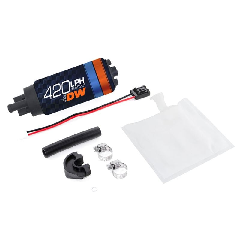 Deatschwerks DW420 Series 420lph In-Tank Fuel Pump w/ Install Kit For Forester 97-07 Impreza (9-421-0791)