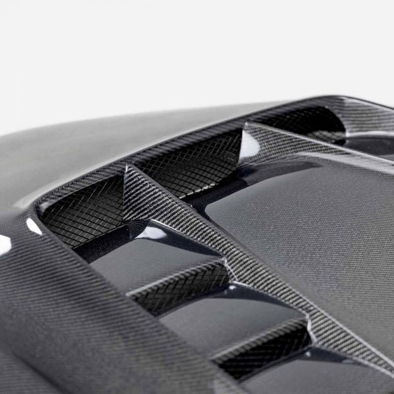 Seibon Carbon TV-STYLE DOUBLE-SIDED CARBON FIBER HOOD for 2020-2021 Toyota Supra(HD20TYSUP-TV-DS)