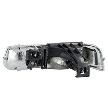 Load image into Gallery viewer, ANZO USA 1999-2002 Chevrolet Silverado 1500 Crystal Headlights Black (111155)