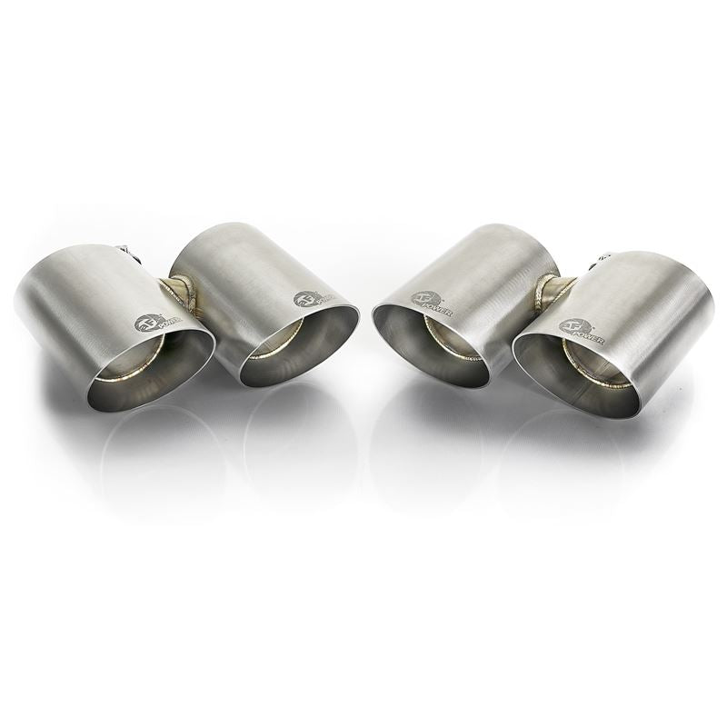 aFe MACH Force-Xp 304 Stainless Steel OE Replacement Exhaust Tips Polished (49C36416-P)