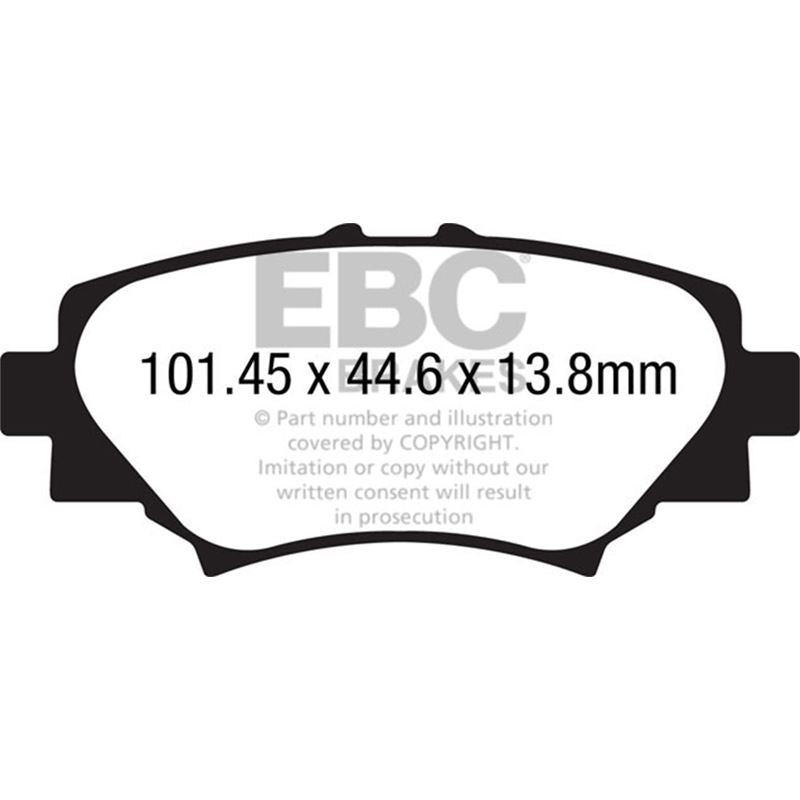 EBC Greenstuff 2000 Series Sport Brake Pads (DP22186)