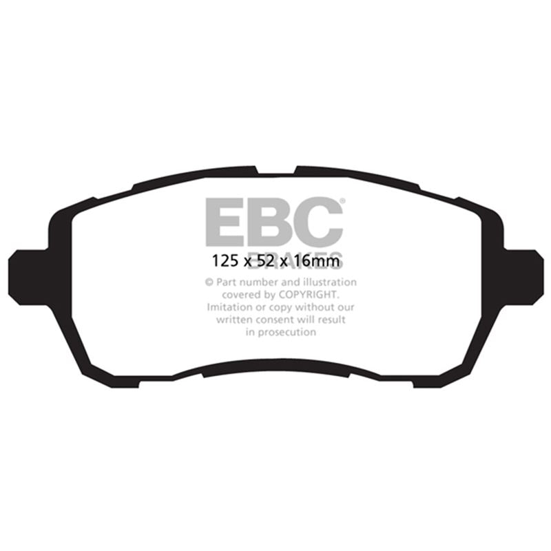 EBC Yellowstuff Street And Track Brake Pads (DP42002R)