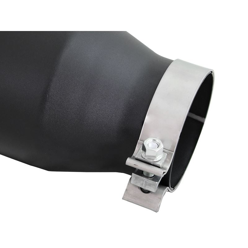 aFe MACH Force-Xp 409 Stainless Steel Clamp-on Exhaust Tip Black (49T40601-B12)