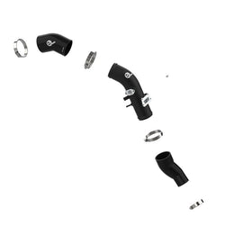 aFe BladeRunner 2-3/4 IN Aluminum Cold Charge Pipe Black (46-20649-B)