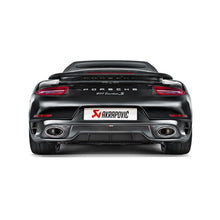 Load image into Gallery viewer, Akrapovic 14-15 Porsche 911 Turbo/Turbo S (991) Slip-On Line (Titanium) w/Carbon Titanium Tips (S-PO991TSO-HT)