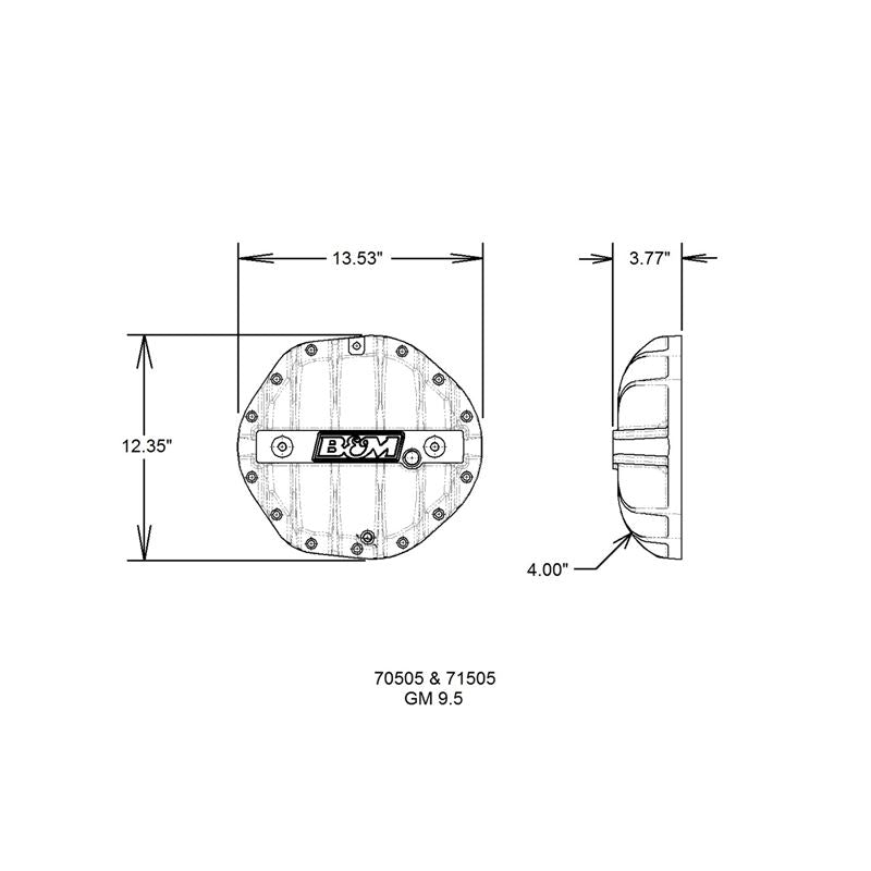 B&M Racing Differential Cover (70505)