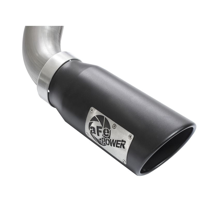 aFe MACH Force-Xp 3 IN 409 Stainless Steel Cat-Back Exhaust System w/Black Tip (49-44072-B)