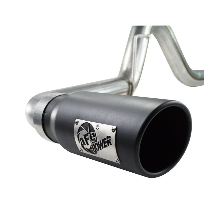 aFe MACH Force-Xp 3 IN 409 Stainless Steel Cat-Back Exhaust System w/Black Tip (49-43011-B)