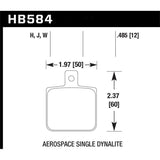 Hawk Performance DTC-30 Disc Brake Pad (HB584W.485)