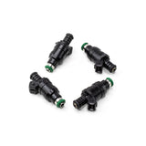 Deatschwerks Universal Low Impedance 14mm upper set of 4 injector 800cc (42M-14-0800-4)