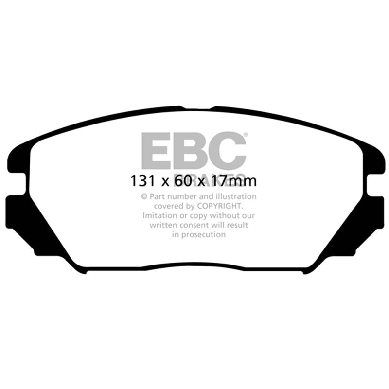 EBC Redstuff Ceramic Low Dust Brake Pads (DP31757C)