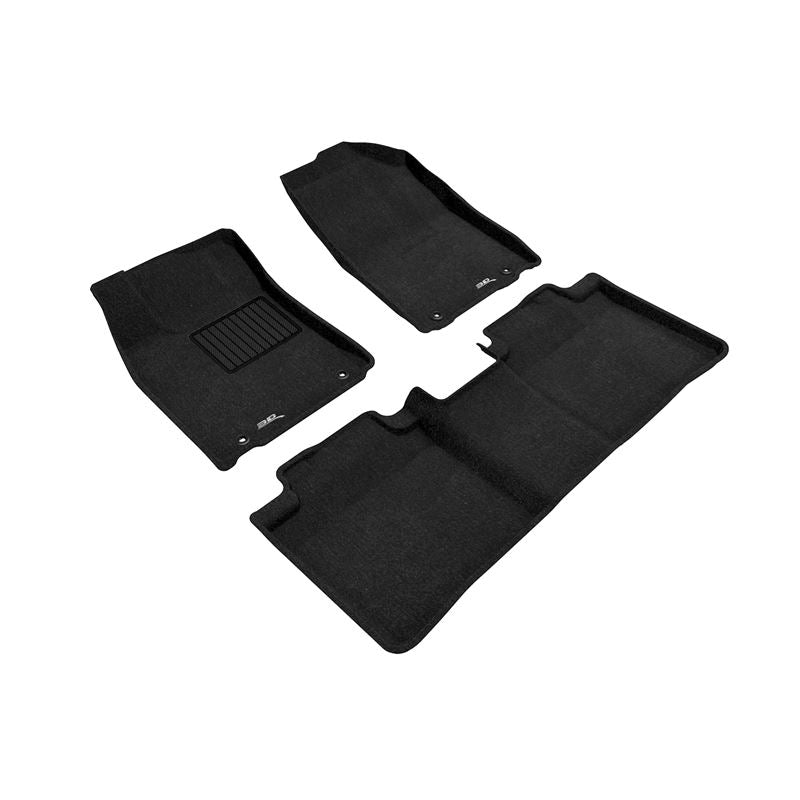 3D Maxpider ELEGANT Floor Mat, BLACK, 1ST ROW/2ND ROW (L1LX02704709)